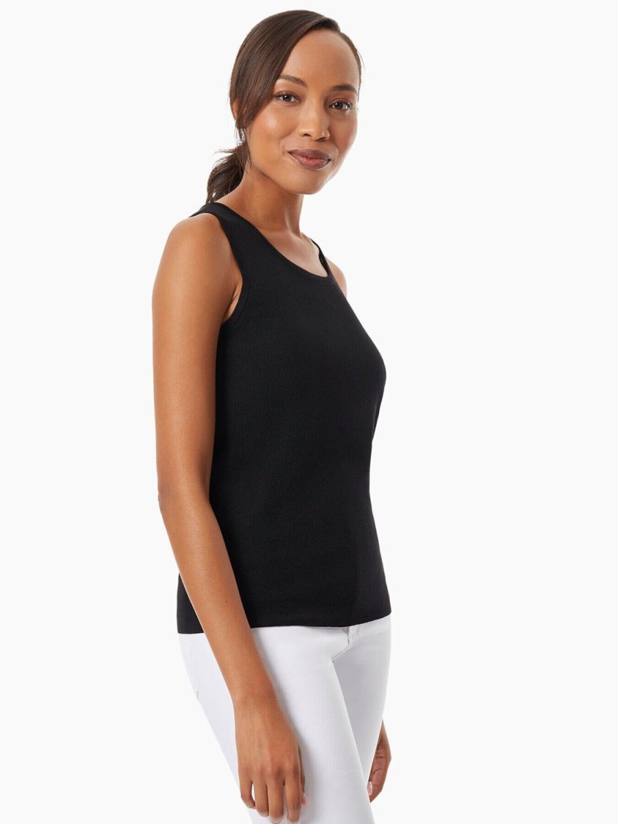 Jones New York Scoop Neck Knit Tank Top