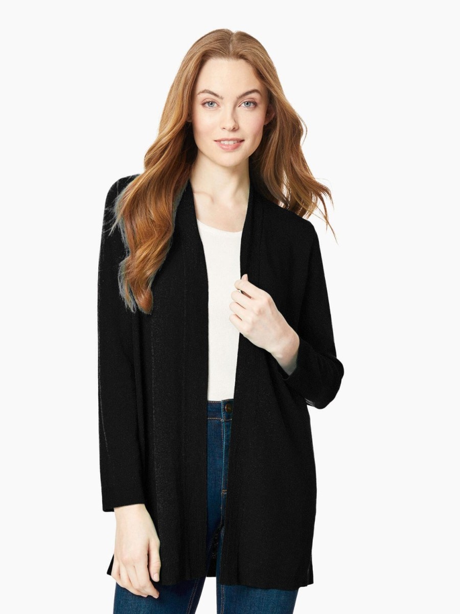 Jones New York Open Front Icon Cardigan