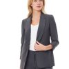 Jones New York Notch Collar Rolled Cuff Bi-Stretch Blazer