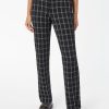 Jones New York Plaid Lexington Straight-Leg Ponte Pant