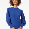 Jones New York Long Sleeve Puff Sleeve Knit Top