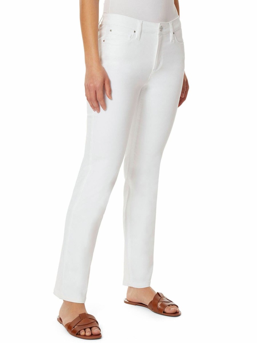 Jones New York Lexington Straight Leg Jeans, Soft White