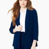 Jones New York Notch Collar Rolled Cuff Bi-Stretch Blazer