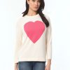 Jones New York Sweetheart Long Sleeve Crew Neck Sweater