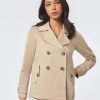 Jones New York Double-Breasted Trench Coat