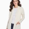 Jones New York Open Front Cardigan With Pockets