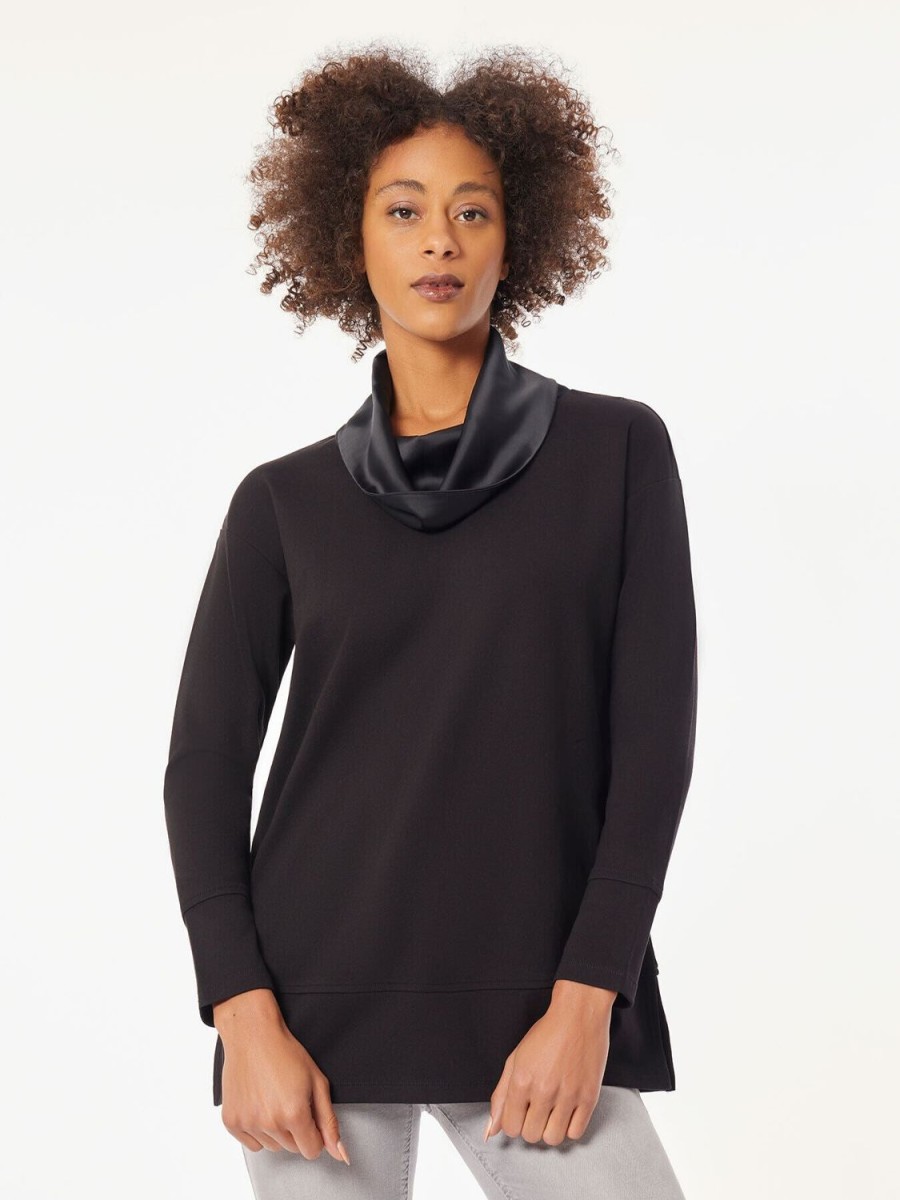 Jones New York Serenity Knit Cowl Neck Tunic