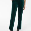 Jones New York Pull-On Velour Straight Leg Pants