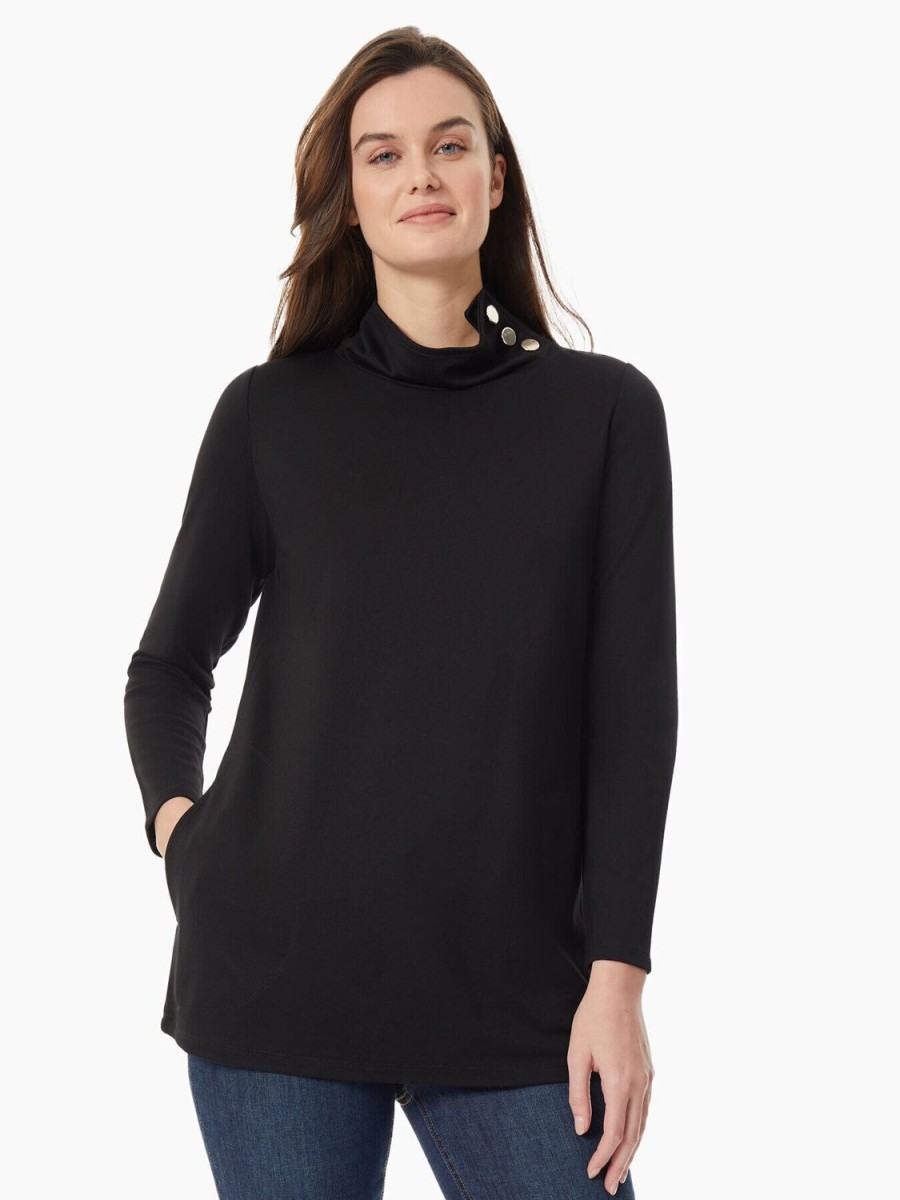 Jones New York Funnel-Neck Serenity Knit Tunic