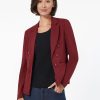 Jones New York Modern Compression Faux Double Breasted Jacket