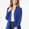 Jones New York V-Neck Open Cardigan