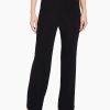 Jones New York Textured Straight Leg Pull-On Pants